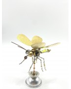 Steampunk Mechanical Insect Dragonfly All-Metal Iron Bug