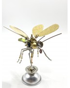 Steampunk Mechanical Insect Dragonfly All-Metal Iron Bug