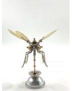 Steampunk Mechanical Insect Dragonfly All-Metal Iron Bug