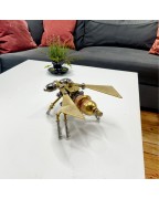 Mechanical Insect Fly sculpture