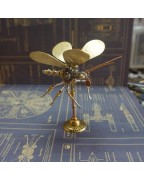 Steampunk Mechanical Insect Gold Butterfly