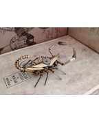 Steampunk Mechanical Golden Scorpion Crafts