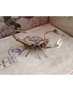 Steampunk Mechanical Golden Scorpion Crafts