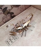 Steampunk Mechanical Golden Scorpion Crafts