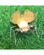 Steampunk Metal sculpture Insect figurine