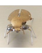 Steampunk Metal sculpture Insect figurine