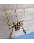 Steampunk Mechanical Insect Mosquito Sculpture