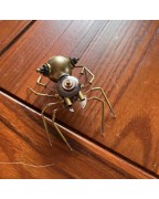 Steampunk Mechanical Insect Spider Charmp Metal Insect