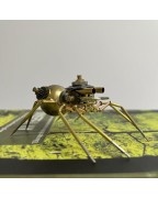 Steampunk Mechanical Insect Spider Charmp Metal Insect