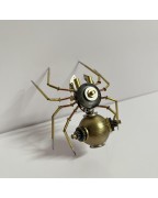 Steampunk Mechanical Insect Spider Charmp Metal Insect