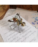 Steampunk Mechanical Bee Ornaments