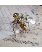 Steampunk Mechanical Bee Ornaments